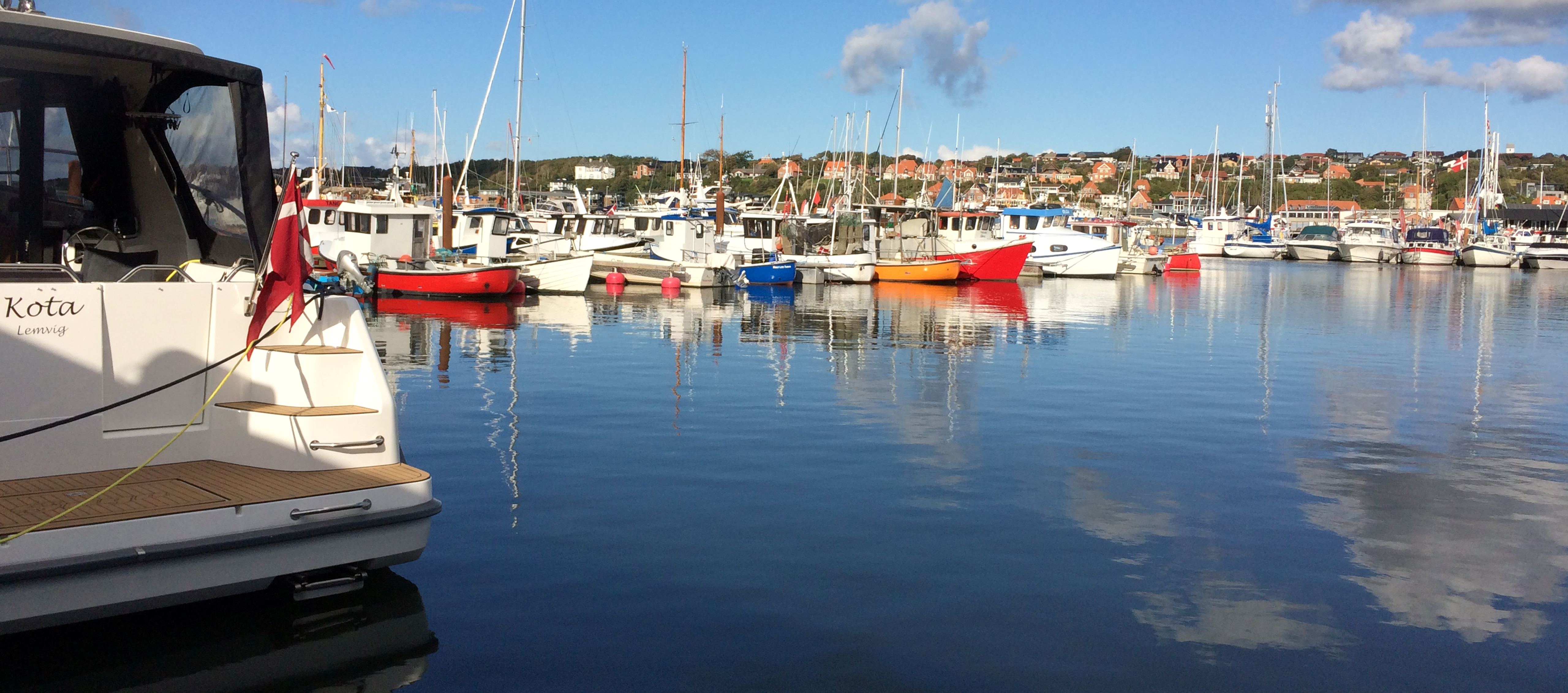 Grafisk element: billede af Lemvig havn